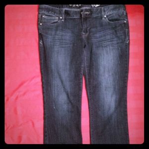 Express Dark Wash Boot cut Jeans 12 Petite