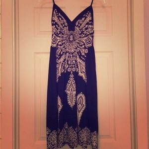 New! Black and white cami dress