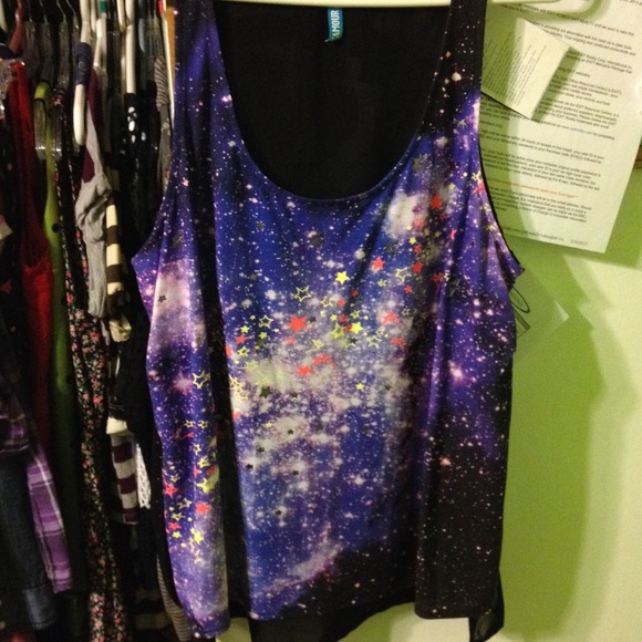 L'Amour cosmic tank top