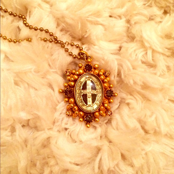 Virgin Saints and Angels San Benito Medallion