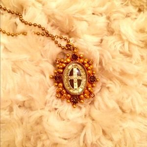 Virgin Saints and Angels San Benito Medallion