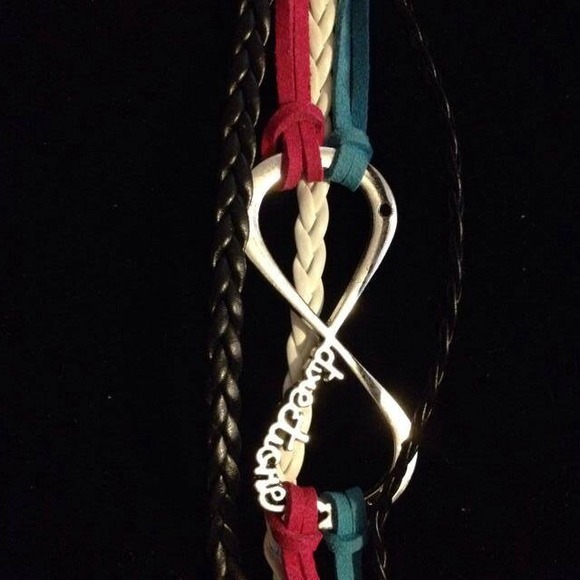 Layered charm bracelet (one direction)