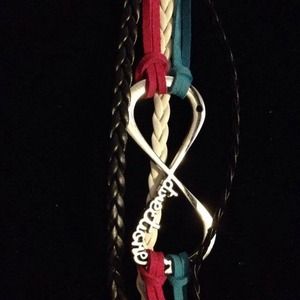 Layered charm bracelet (one direction)