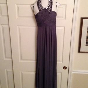 Grey homecoming dress