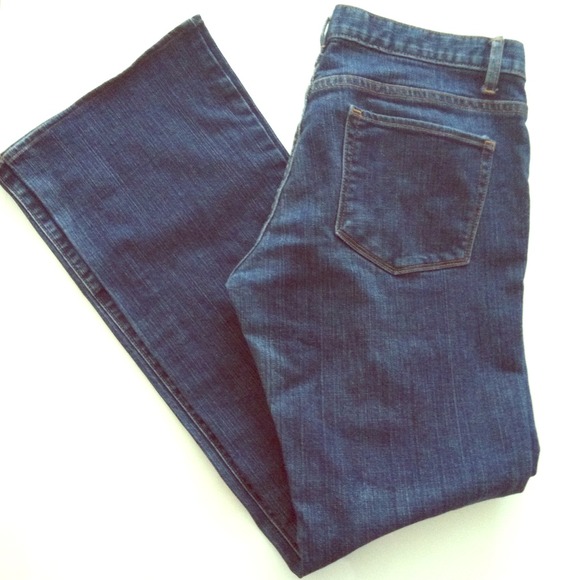 Gap low rise boot cut jeans