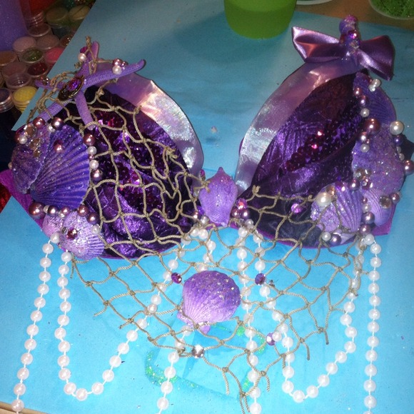 Mermaid rave bra - Picture 3 of 3