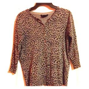 Leopard cardigan