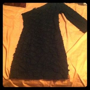 Tight, sexy one shouldered dress