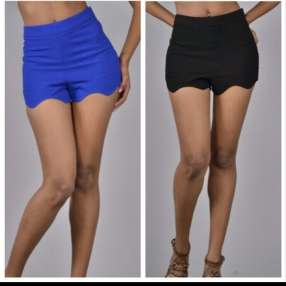 Royal Blue high waist shorts