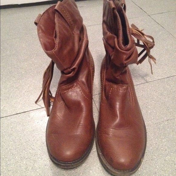 Brown Route 66 short boot - Picture 2 of 4