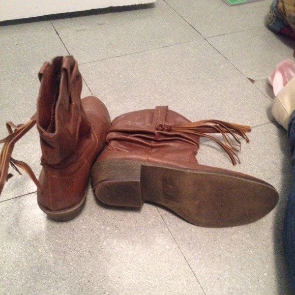 Brown Route 66 short boot - Picture 4 of 4