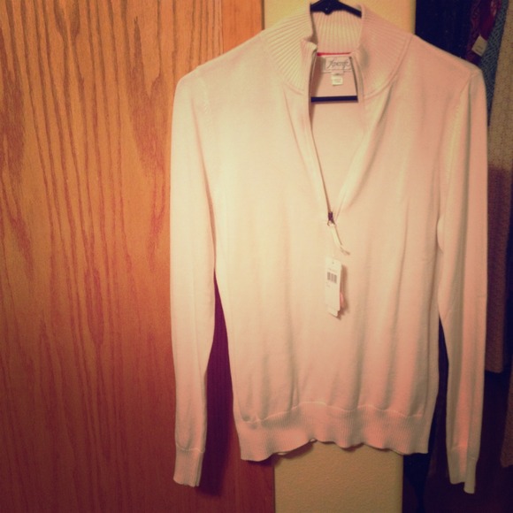 💢sold💢 Cream Half Zip Sweater