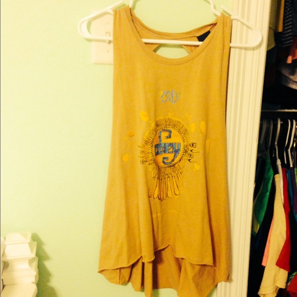 Obey open back tank