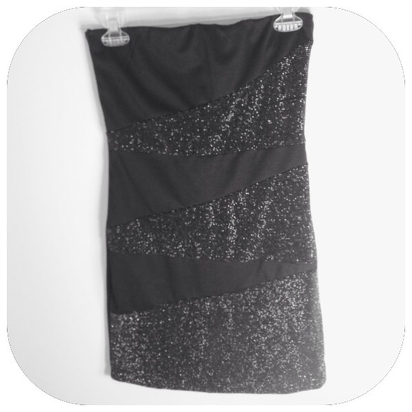 NWOT F21 Black Bandage Dress