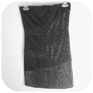 NWOT F21 Black Bandage Dress