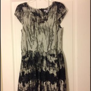 Black, gray dress size 12