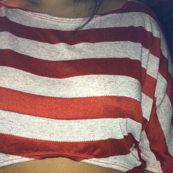 Striped crop top