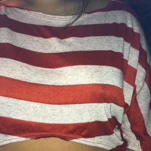 Striped crop top
