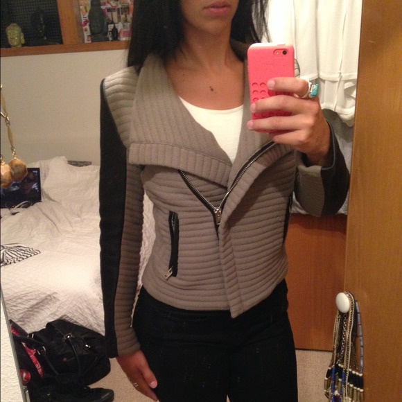 IRO Mulen Ribbed Combo Jacket