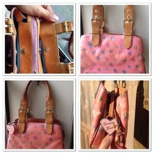 Pink dooney and Burke It style purse