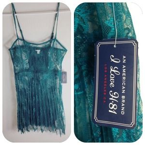 Forever 21 Sea Green Lace Corset Dress