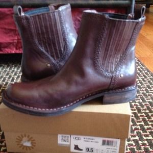👢Authentic Ugg Brown Leather Boots👢