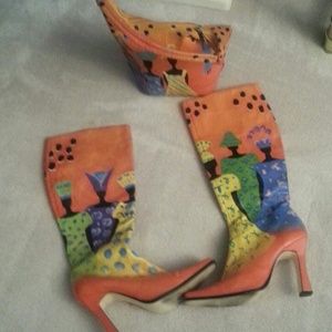 Boots snf and handbag