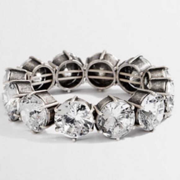 🎀Bundled🎀J. Crew large crystal stretch bracelet