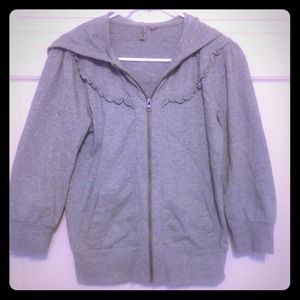 Modern sweatshirt jacket