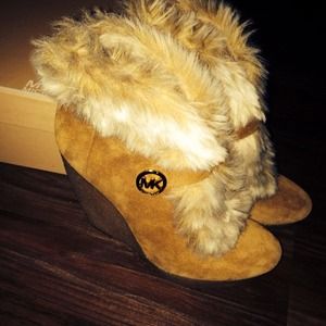 Michael Kors Suede Ankle Boots - Size 9 - NWT