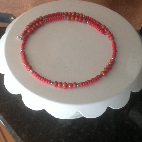🚫SOLD🚫Silpada Red Coral with Sterling Silver