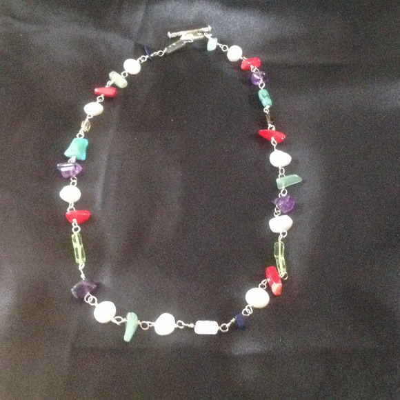 ‼️Sold‼️🎀HOST PICK🎀 Silpada 17 inch multi stone