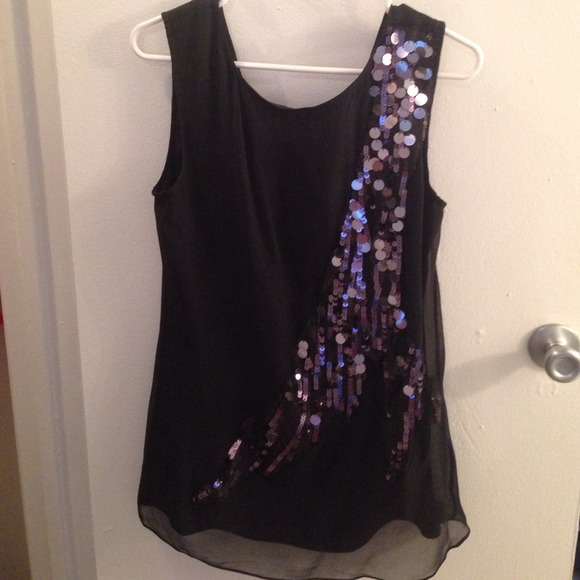 Sequin, sheer dress.. Excellent condition, size M