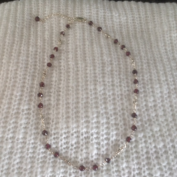 ‼️SOLD‼️Silpada Garnet Necklace