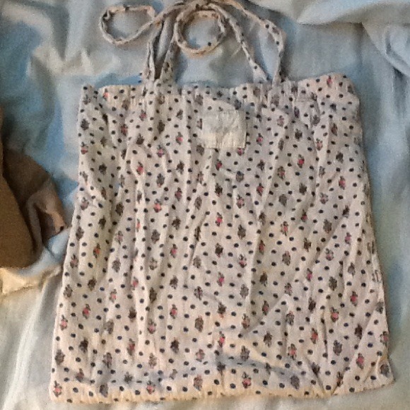 --SOLD--Floral and Polka Dot Aerie Bag