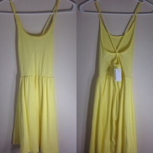 NWT American Apparel Yellow Summer Cotton Dress 🌻