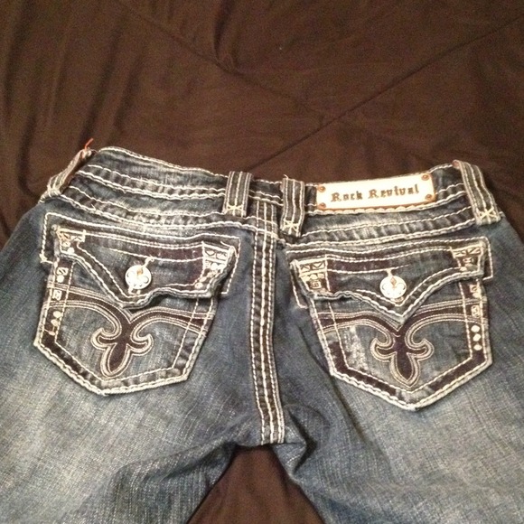 Traded Rock Revival jeans for miss me jeans/ top