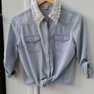 ~~Bundled~~Denim Top