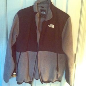 Grey North Face Fleece Jacket