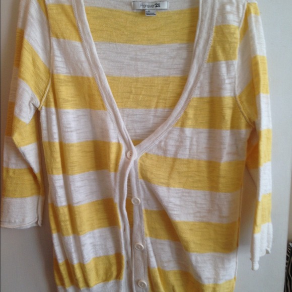Striped boyfriend cardigan