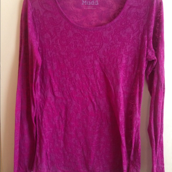 Purple burnout shirt