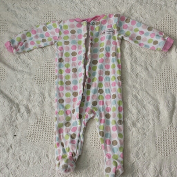 9month polka dot onsie