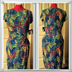 Blue Multi Colored Dress/GREAT LOOK FOR OFCE