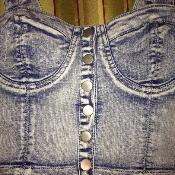 Jean crop top - Picture 2 of 4