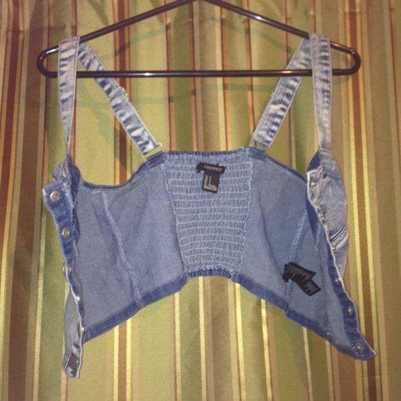 Jean crop top - Picture 3 of 4