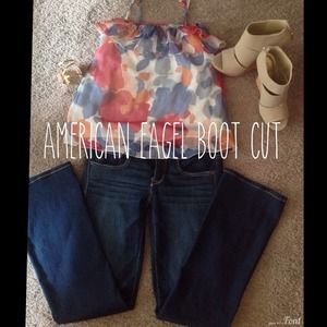 American Eagle boot cut jeans