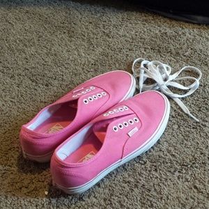 Hot pink vans *lightly used*