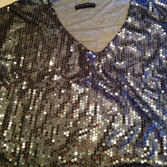 Brandy Melville sparkle top - Picture 2 of 4