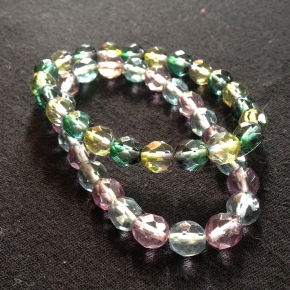 Beaded stretch bracelets
