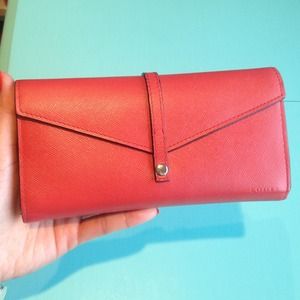 Bright red Lodis wallet